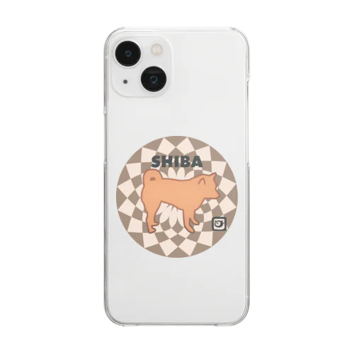 忍犬やまと印のSHIBAさん Clear Smartphone Case