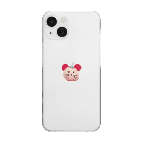 オカンがつくったネズミ・ちゅーこちゅーこ Clear Smartphone Case