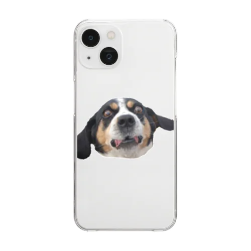 無駄吠えビーグル犬 Clear Smartphone Case