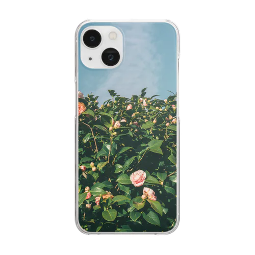 雲と薔薇 Clear Smartphone Case