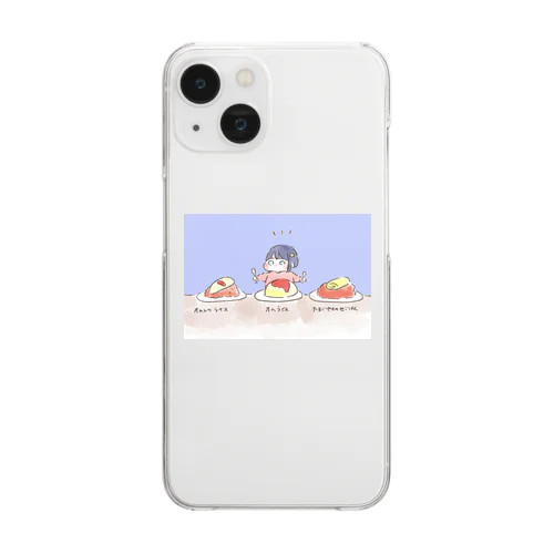 たまごとごはんでつくった料理 Clear Smartphone Case