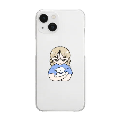 かいぬしちゃん Clear Smartphone Case