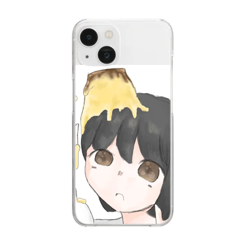 プリンちゃん Clear Smartphone Case