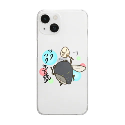 ツクツク音頭 Clear Smartphone Case