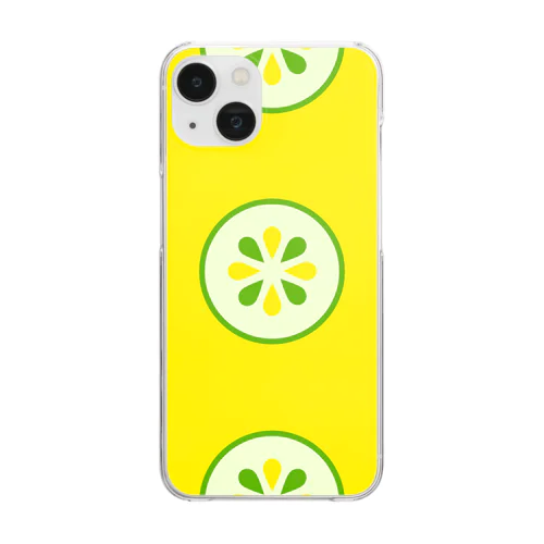 緑の果物 Clear Smartphone Case