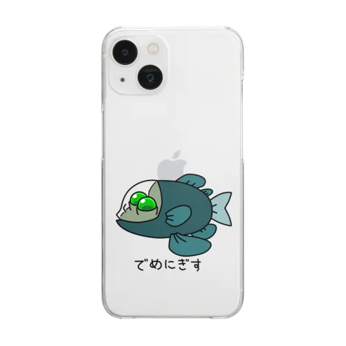 でめにぎす Clear Smartphone Case