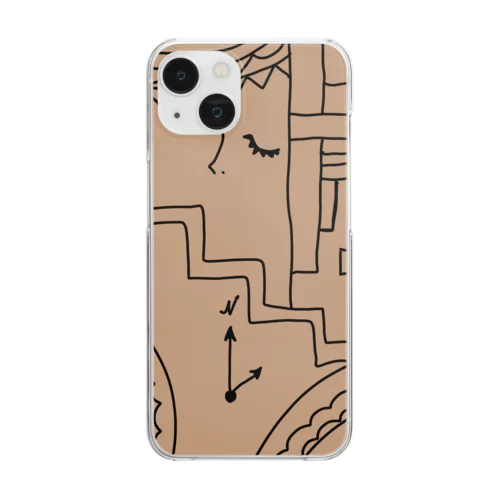 ARTモドキ七 Clear Smartphone Case