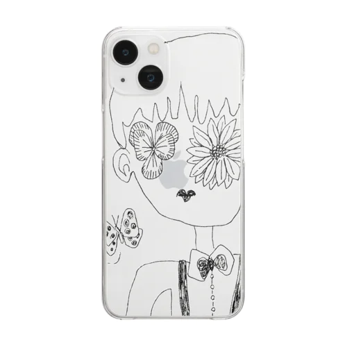 蝶よ花よ Clear Smartphone Case