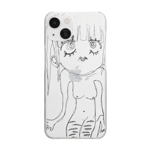 生きてるもん♡ぴえんちゃん Clear Smartphone Case