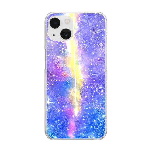 ほうき星グッズ Clear Smartphone Case