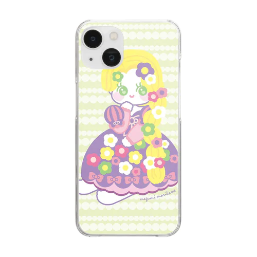 童話展2023のラプンツェル Clear Smartphone Case