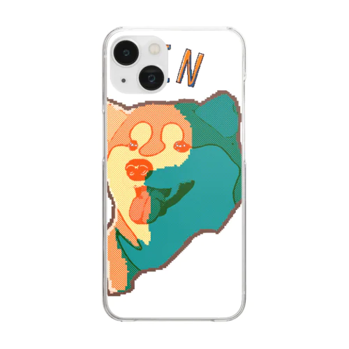 ドット絵JIN Clear Smartphone Case