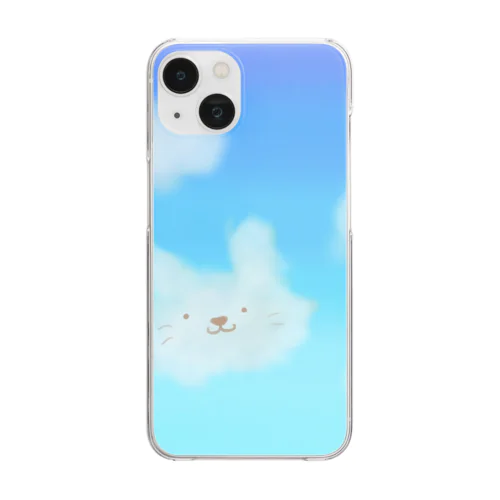 青空とうさぎ雲 Clear Smartphone Case
