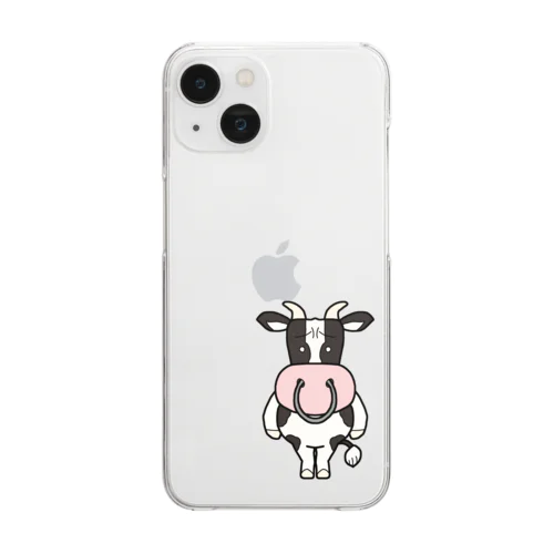 困惑フレンズ 「カウさん」by bakikeda Clear Smartphone Case