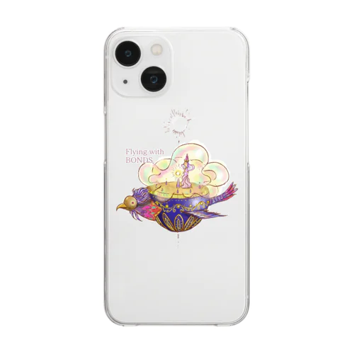 神様の乗り物 Clear Smartphone Case