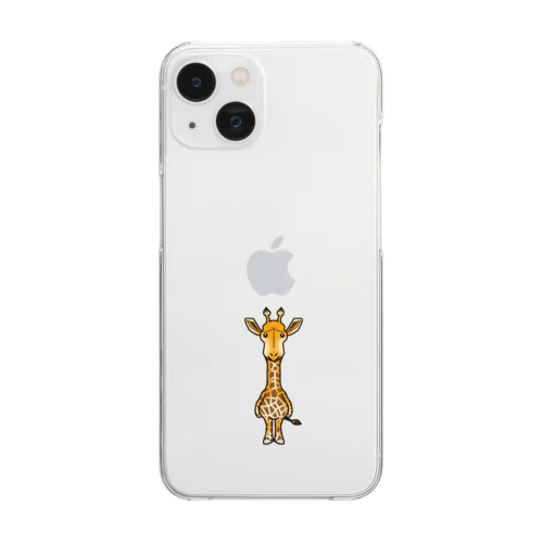 困惑フレンズ 「キリンさん」by bakikeda Clear Smartphone Case