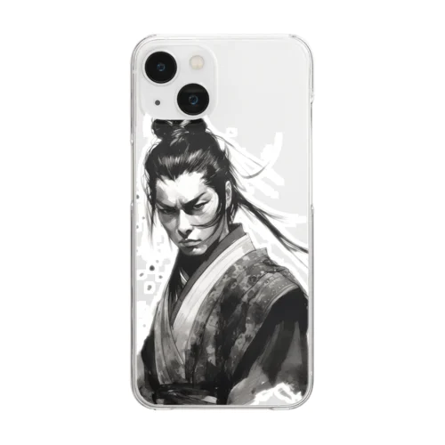 侍 サムライアート 其の四 Clear Smartphone Case