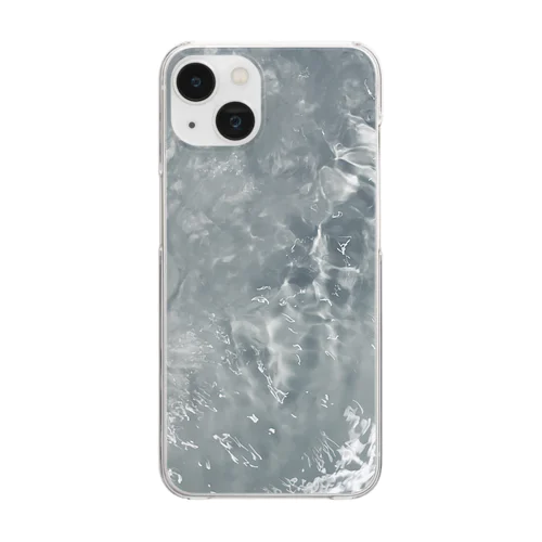 水のケース Clear Smartphone Case