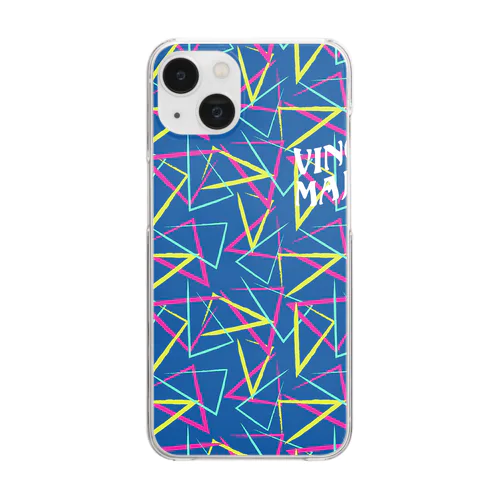 VINCA MAJOR -retro triangle- Clear Smartphone Case