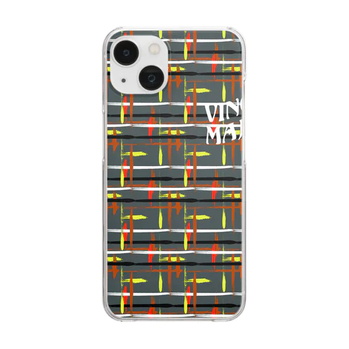 VINCA MAJOR -PAINT CHECK- Clear Smartphone Case