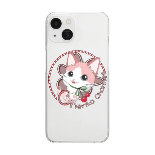 ちぇりにゃん Clear Smartphone Case