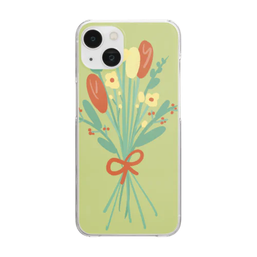 sisiからの花束 Clear Smartphone Case