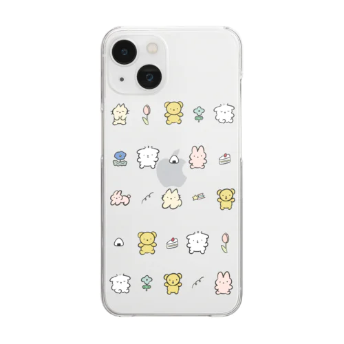 ちびっこフレンズ Clear Smartphone Case