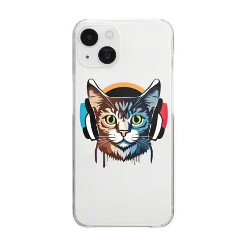 DJ Cat Clear Smartphone Case