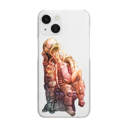 space girl Clear Smartphone Case