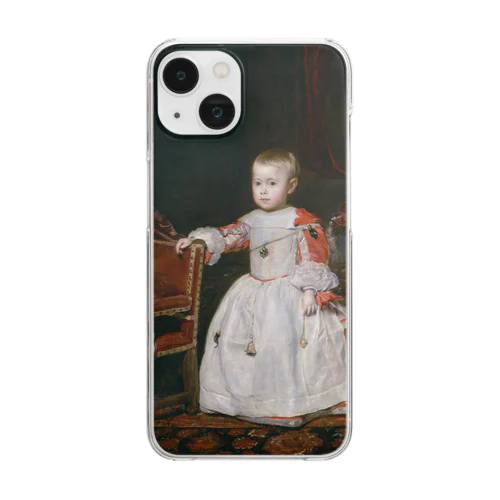 皇太子フェリペ・プロスぺロの肖像 / Portrait of Prince Philip Prospero Clear Smartphone Case