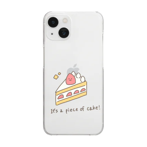 PIECE OF CAKE Clear Smartphone Case