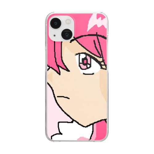 女３ Clear Smartphone Case