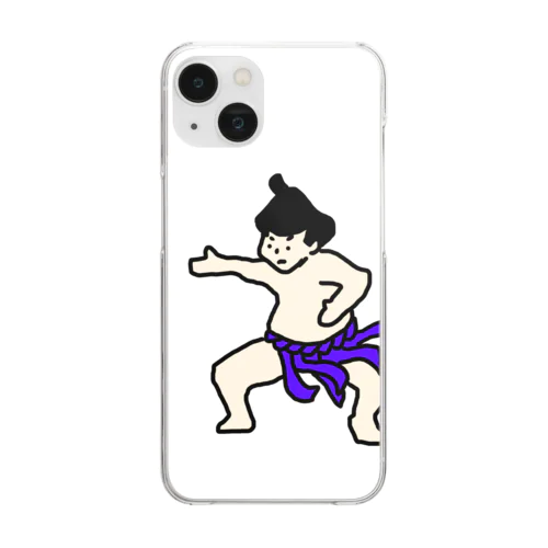 まじどすこいカラーver Clear Smartphone Case