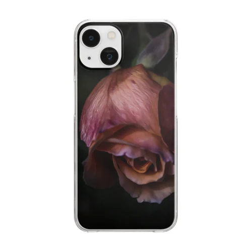 GLAMOROUS ROSE Clear Smartphone Case