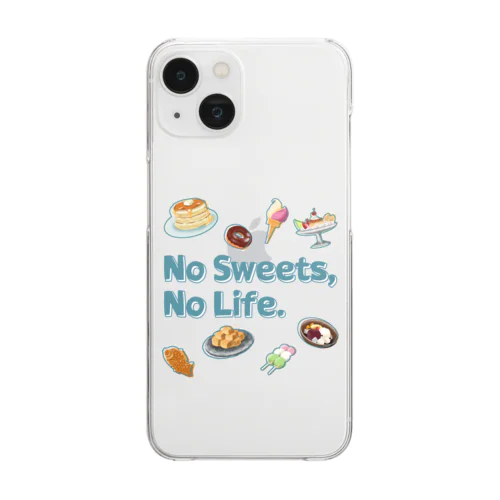 No Sweets,No Life. Clear Smartphone Case