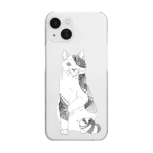 三毛猫 Clear Smartphone Case