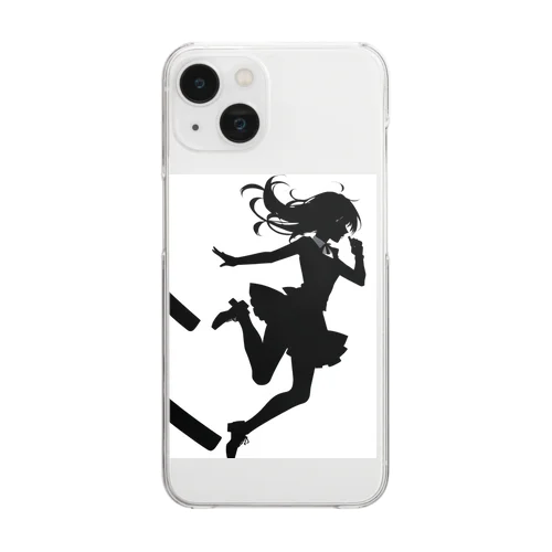 飛び込み Clear Smartphone Case