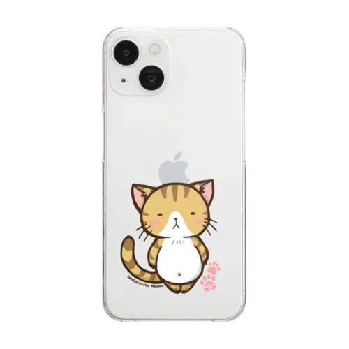 のほほんネコさん【まいぽん】 Clear Smartphone Case