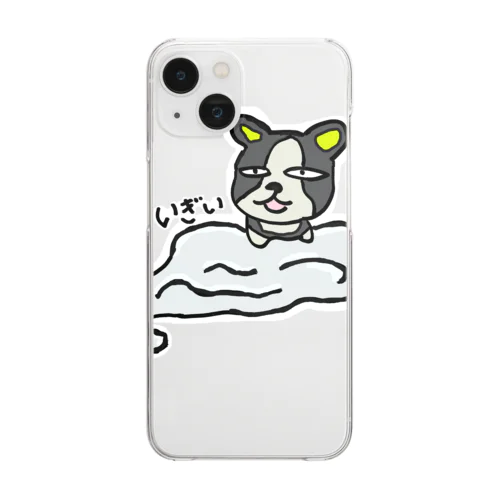 いぎ犬 Clear Smartphone Case