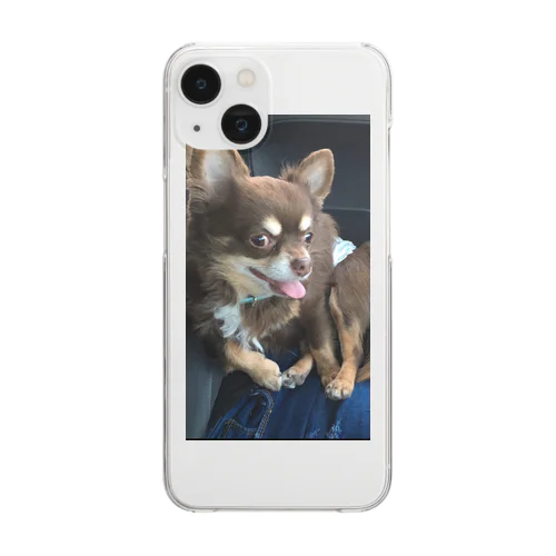 愛犬のラッキー🐶 Clear Smartphone Case