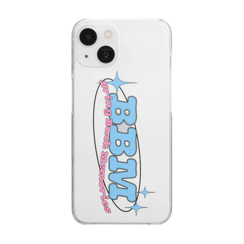 BBM ロゴ Clear Smartphone Case