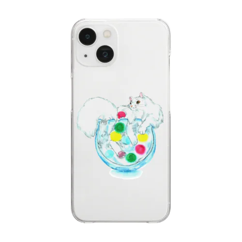 カラフルサイダー Clear Smartphone Case