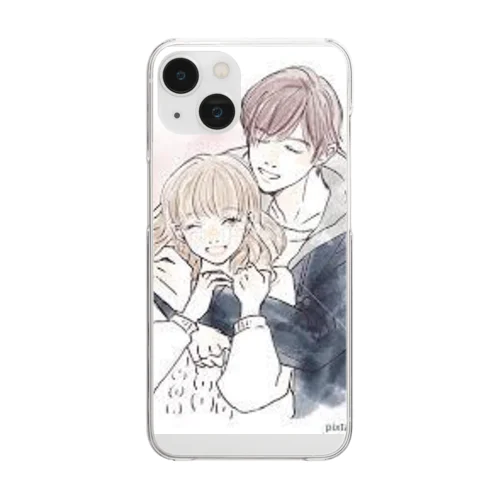 カップルアイテム Clear Smartphone Case