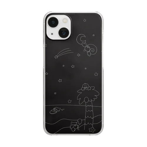 ヤドカリ夜 Clear Smartphone Case