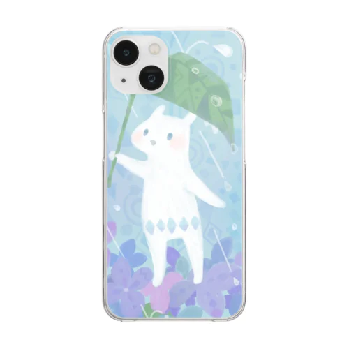 雨の日 Clear Smartphone Case