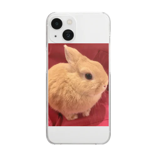 【うーちゃん】　うーちゃんとのファーストコンタクト。 Clear Smartphone Case