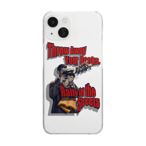 学ぶ in the street Clear Smartphone Case