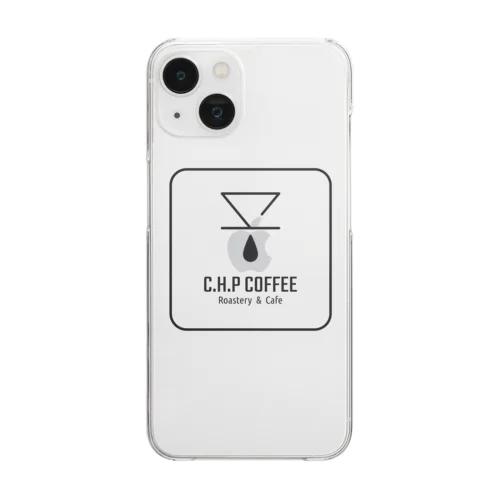 『C.H.P COFFEE』ロゴ_01 Clear Smartphone Case