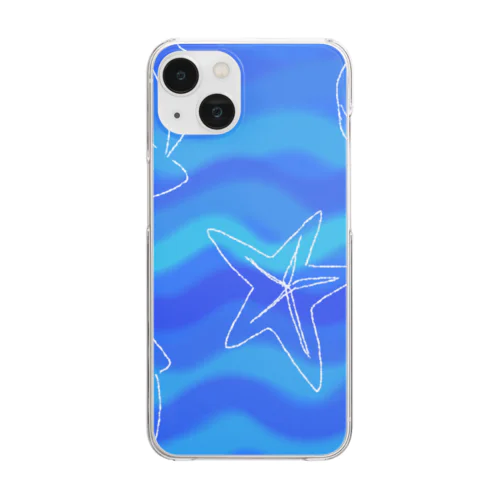 夏の海 Clear Smartphone Case