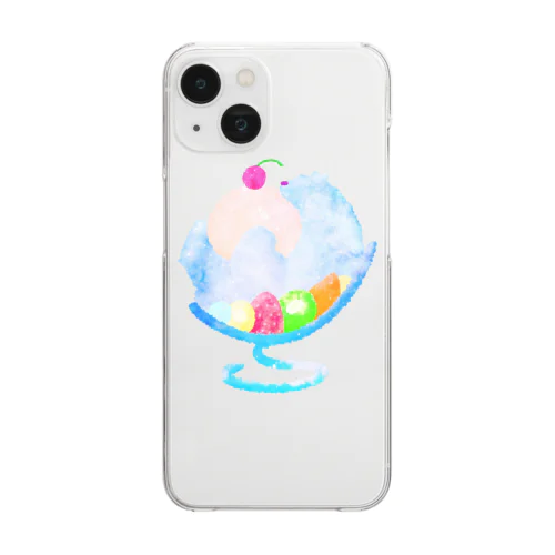 しろくまさん Clear Smartphone Case